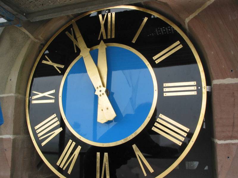 horloge coloré