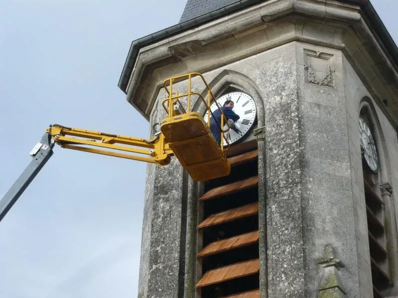 changement horloge église